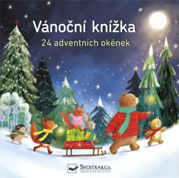 Vánoční knížka 24 adventních okének