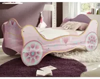 Detská posteľ Sissy 90x200 cm, lila kráľovský kočiar%