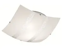 Stropné osvetlenie Nikosia 40 cm, biele/strieborné%