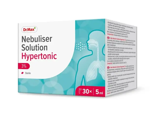 Dr. Max Nebuliser Solution Hypertonic 3% 30x5 ml