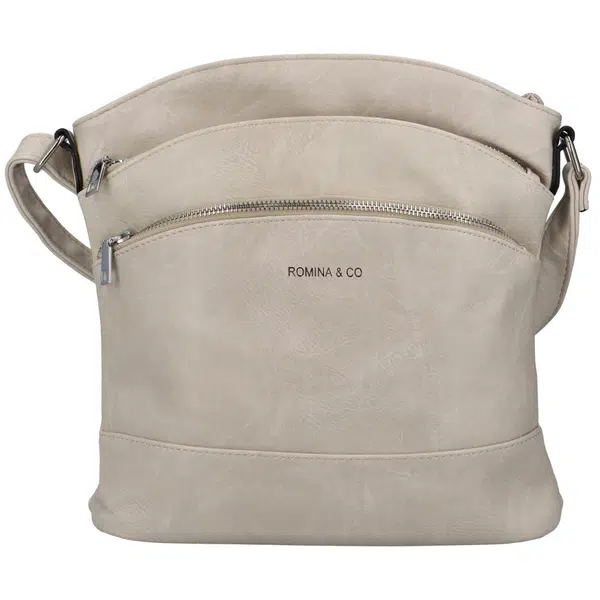 Dámska crossbody kabelka béžová - Romina Elkano