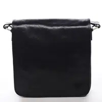 Kožená crossbody taška čierna - Delami Mason