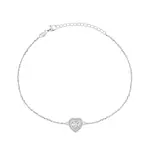 Brilio Silver Romantický strieborný náramok so zirkónmi BR23W