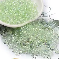 6/0 Inside Colours Fringe Glass Seed Beads