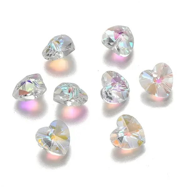 Romantic Valentines Ideas Glass Charms