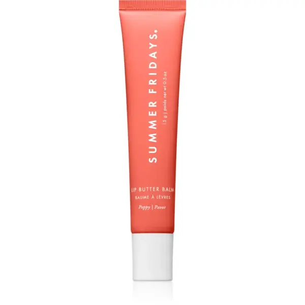 Summer Fridays Lip Butter Balm hydratačný balzam na pery odtieň Poppy 15 g