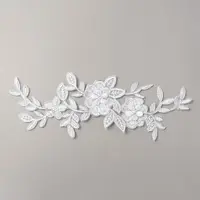 Flower Polyester Computerized Embroidery Sew on Patches