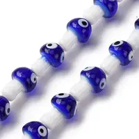 Handmade Evil Eye Lampwork Beads Strands