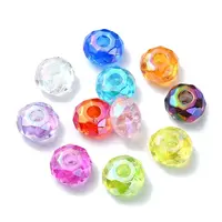 Transparent Acrylic European Beads