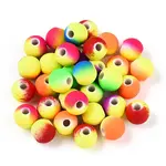 Spray Painted Acrylic Beads
