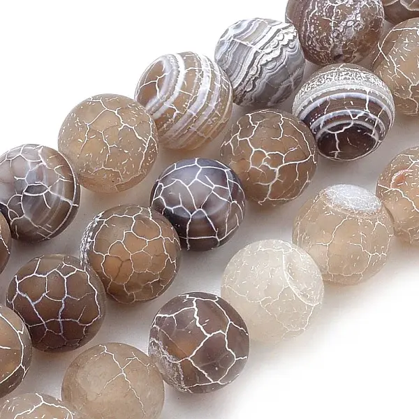 Natural Weathered Agate Beads Strands