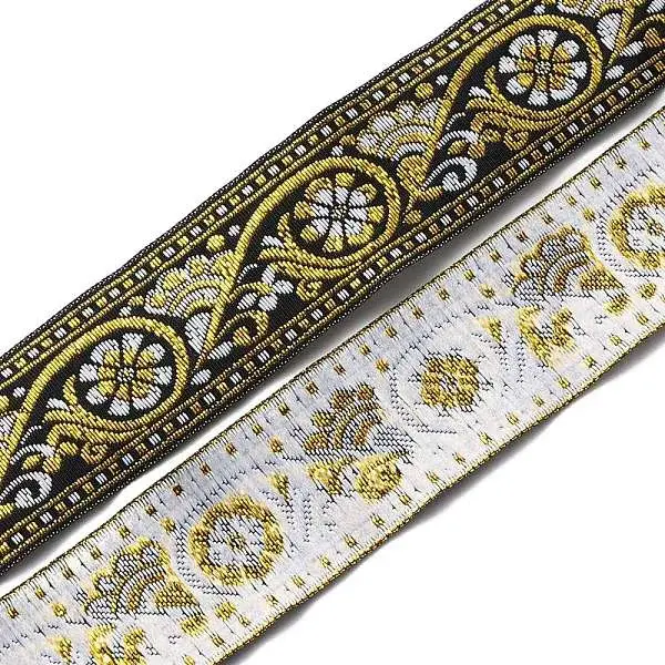 Ethnic Style Embroidery Polyester Ribbons