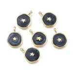 Brass Enamel Pendants