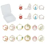 20Pcs 10 Style Alloy Pendants