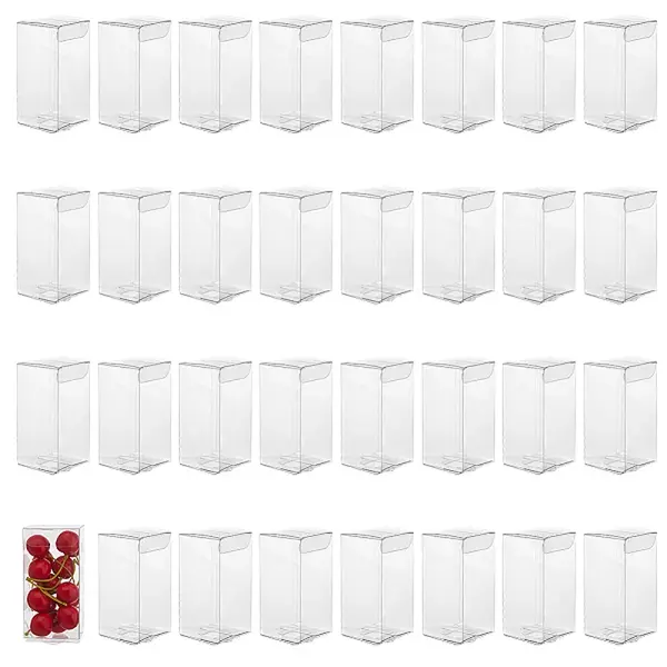 Rectangle Transparent Plastic PVC Box Gift Packaging