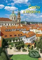 Nástěnný kalendář Čechy a Morava 2026