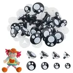 40 Sets 4 Style Plastic Doll Safety Eyes