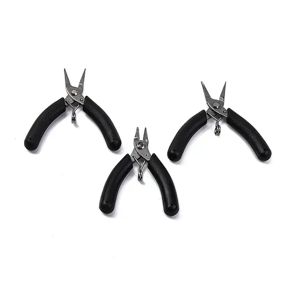 3Pcs Stainless Steel Jewelry Pliers Sets