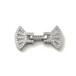 Brass Micro Pave Clear Cubic Zirconia Watch Band Clasps