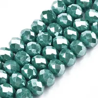 Electroplate Glass Beads Strands