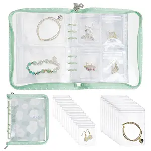 PVC Loose Leaf Jewelry Storage Bag