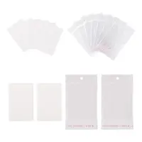 200Pcs 2 Style Cardboard Display Cards and OPP Cellophane Bags