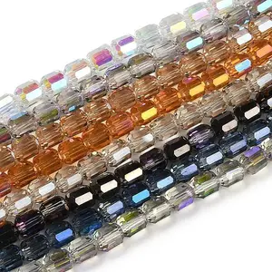 Electroplate Glass Beads Strands