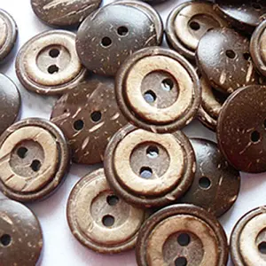 Carved 2-hole Basic Sewing Button