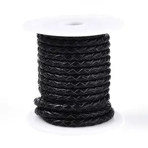 Hollow Braided Cowhide Leather Cord