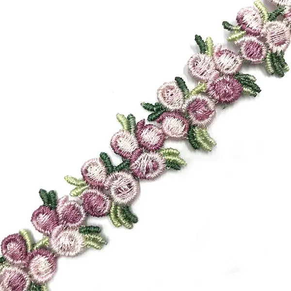 Flower Polyester Jacquard Ribbon