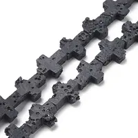 Synthetic Lava Rock Beads Strands