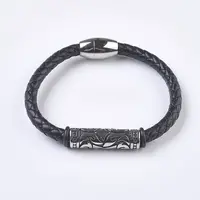 Men's Braided Leather Cord Bracelets