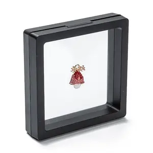 Square Transparent PE Thin Film Suspension Jewelry Display Box