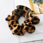 Leopard Print Pattern Cloth Elastic Hair Accessories
