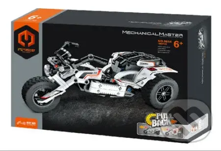 Stavebnice iM.MASTER motorka plast (198 dílků na zpětné natažení) - hra z kategorie Stavebnice