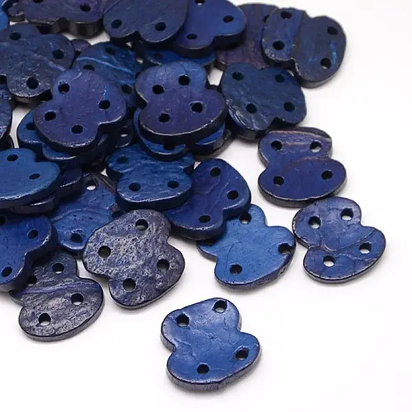 Dyed Wood Jewelry Findings Number 8 Shaped Coconut Chandelier Components Links