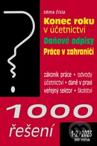 1000 řešení č. 1-2 / 2023 - Konec roku v účetnictví