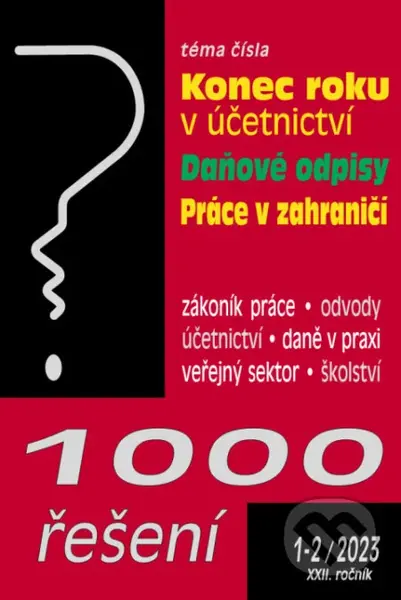 1000 řešení č. 1-2 / 2023 - Konec roku v účetnictví