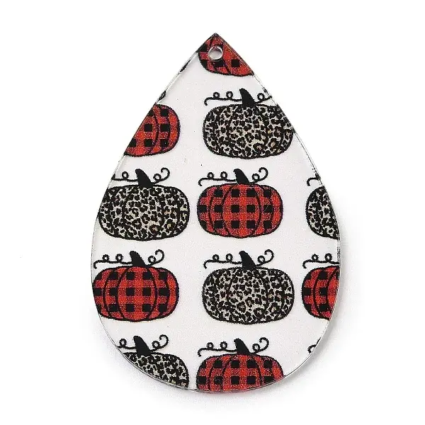 Printed Transparent Acrylic Pendants