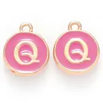Golden Plated Alloy Enamel Charms