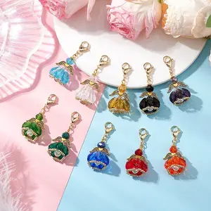 Angel Glass Beaded & Alloy Pendant Decorations