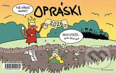 Stolní kalendář Opráski 2026 - jaz