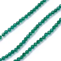 Faceted Glass Beads Strands