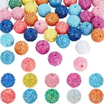 80Pcs 10 Colors Acrylic Beads