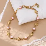 Ion Plating(IP) 304 Stainless Steel Link Chain Bracelets