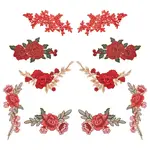 5 Pairs 5 Style 3D Flower Appliques