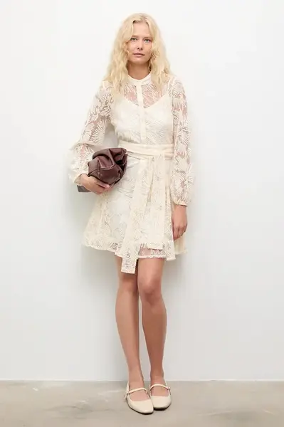 Šaty Answear.LAB béžová barva, mini