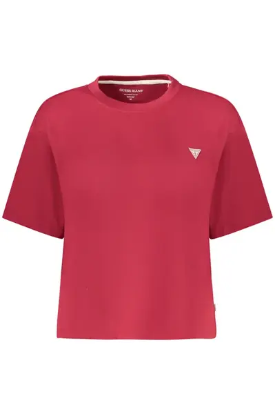 Dámské červené crop tričko