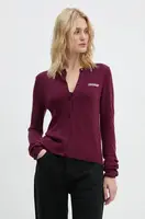 Svetr s příměsí vlny 2NDDAY Vinny TT fialová barva, lehký, 2245341408