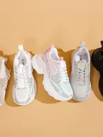 Resti Women's Sports Sneakers with Rhinestones Bloss